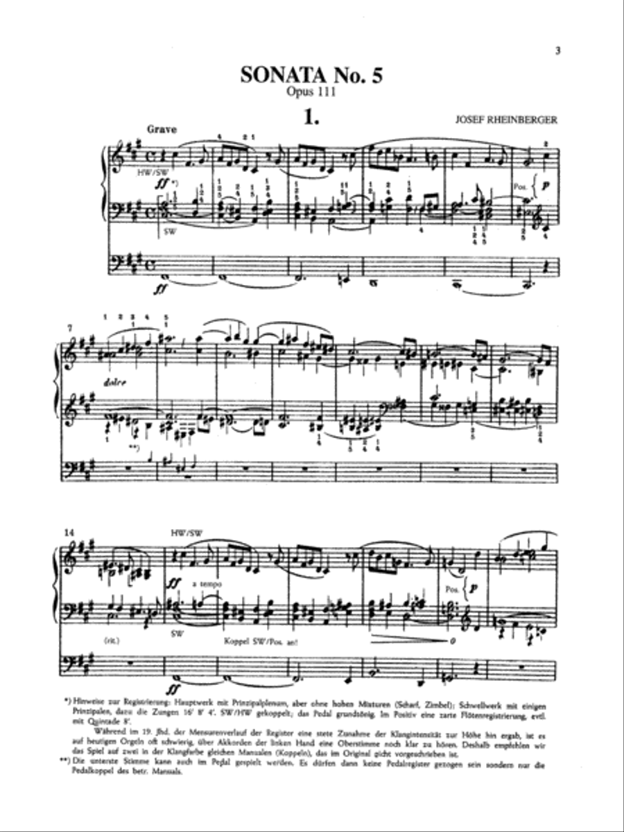 Two Sonatas Organ scores gallery preview page 4