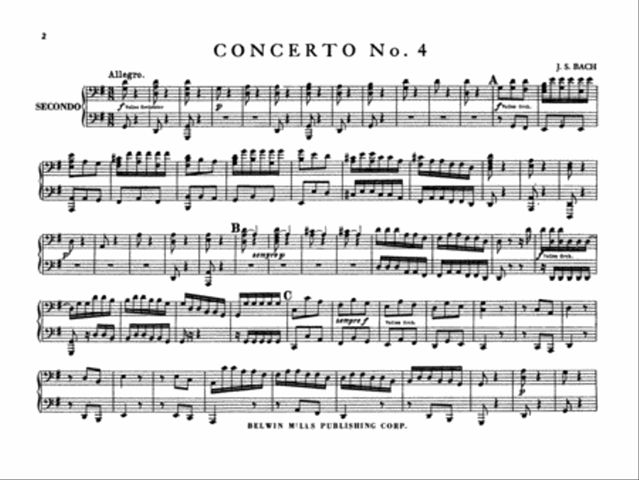 Brandenburg Concertos, Volume 2 Small Ensemble scores gallery preview page 3