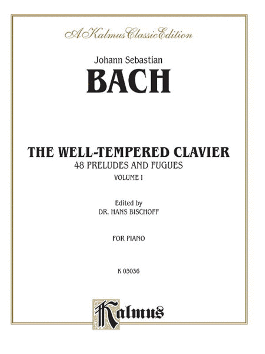 The Well-Tempered Clavier - 48 Preludes and Fugues, Volume 1 Piano Solo scores gallery preview page 1