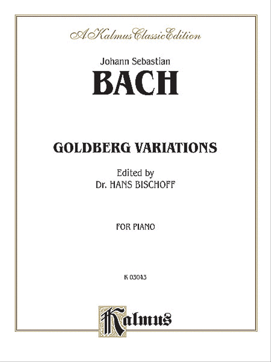Goldberg Variations Piano Solo scores gallery preview page 1