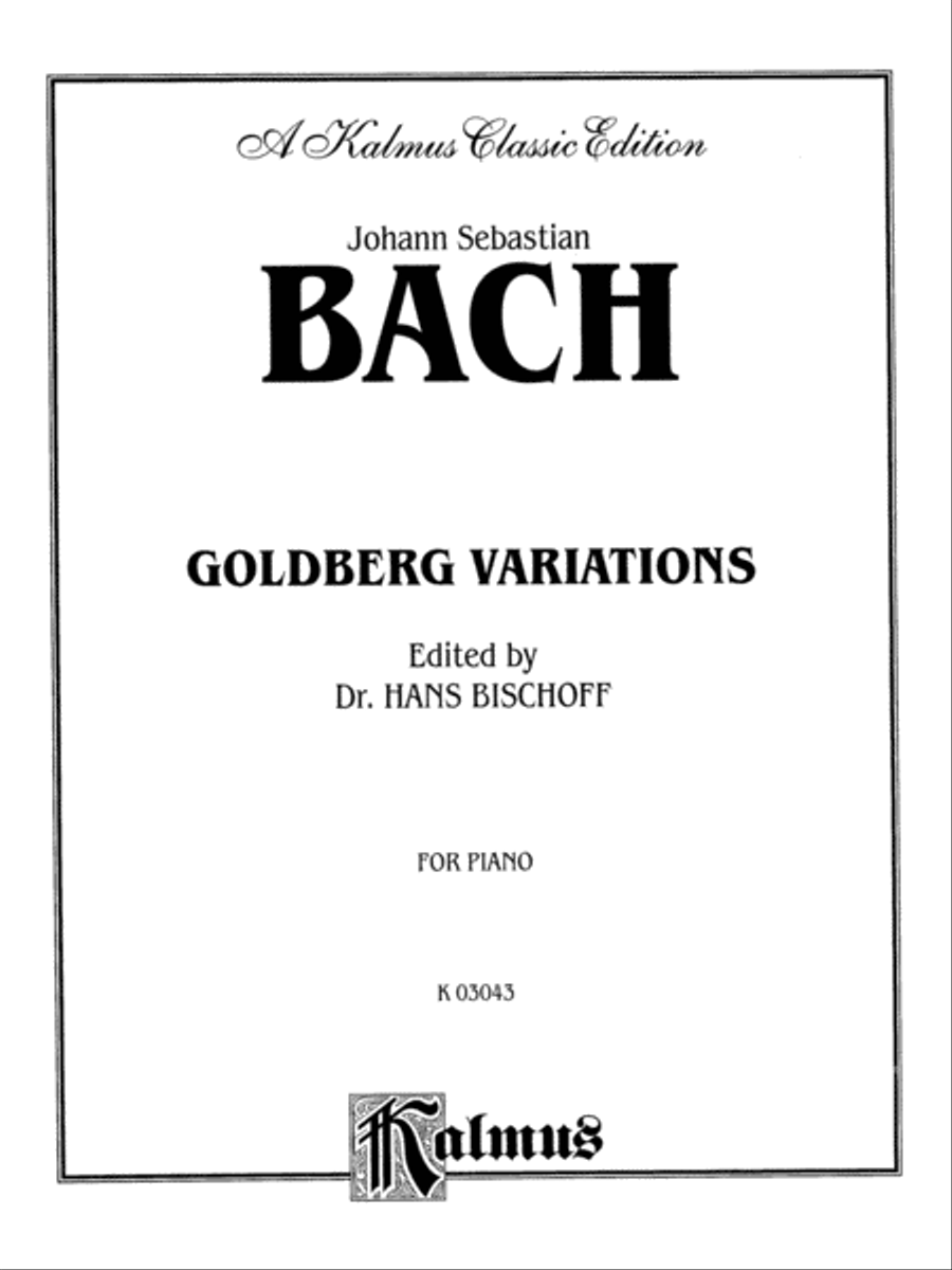 Goldberg Variations Piano Solo scores gallery preview page 2