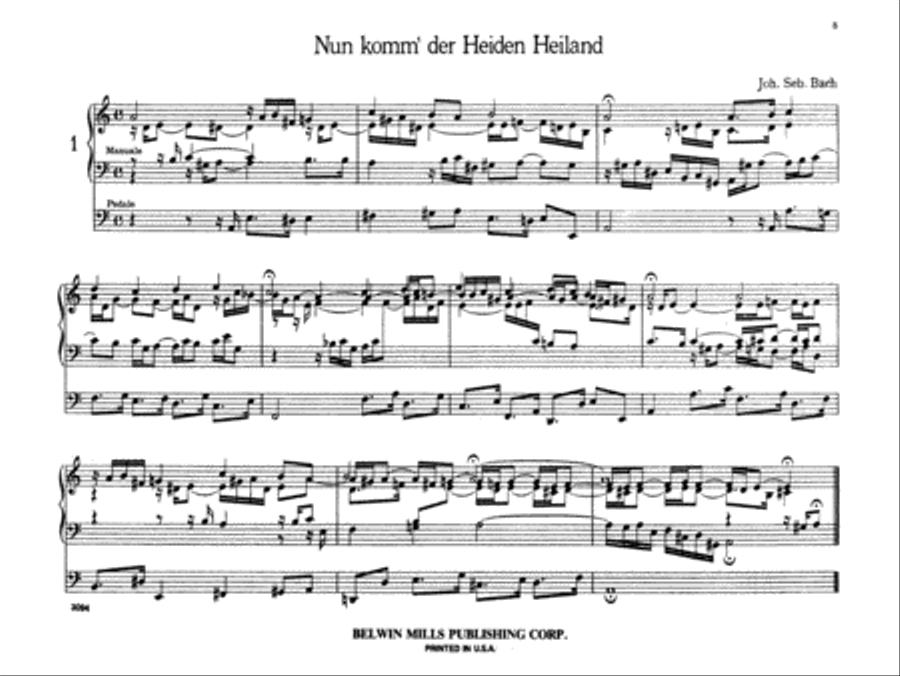 Organbook (Orgelbuchlein) Organ scores gallery preview page 6