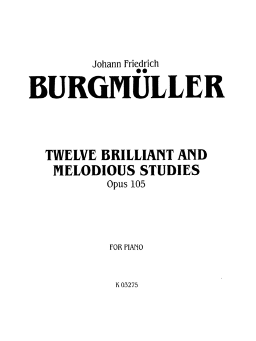 Twelve Brilliant and Melodious Studies, Op. 105 Piano Method scores gallery preview page 2