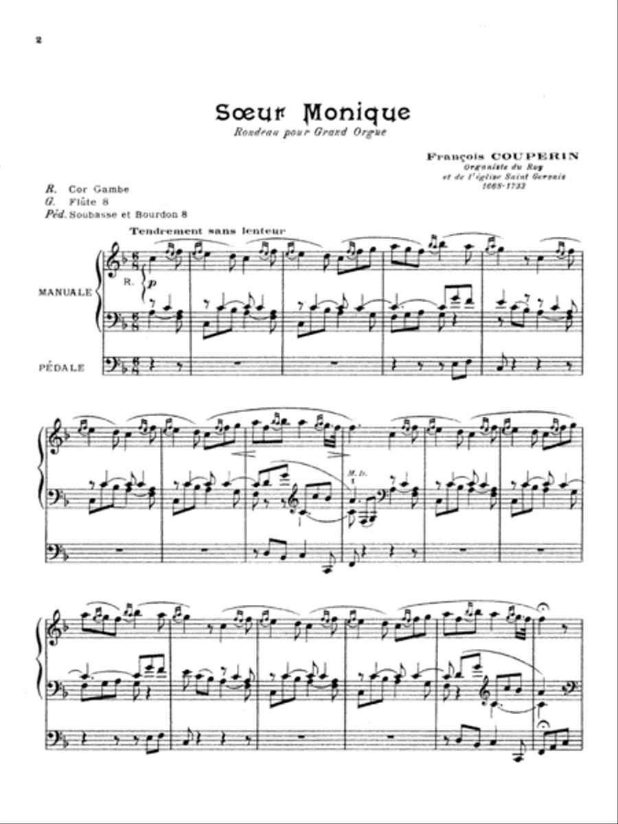 Soeur Monique Organ scores gallery preview page 3