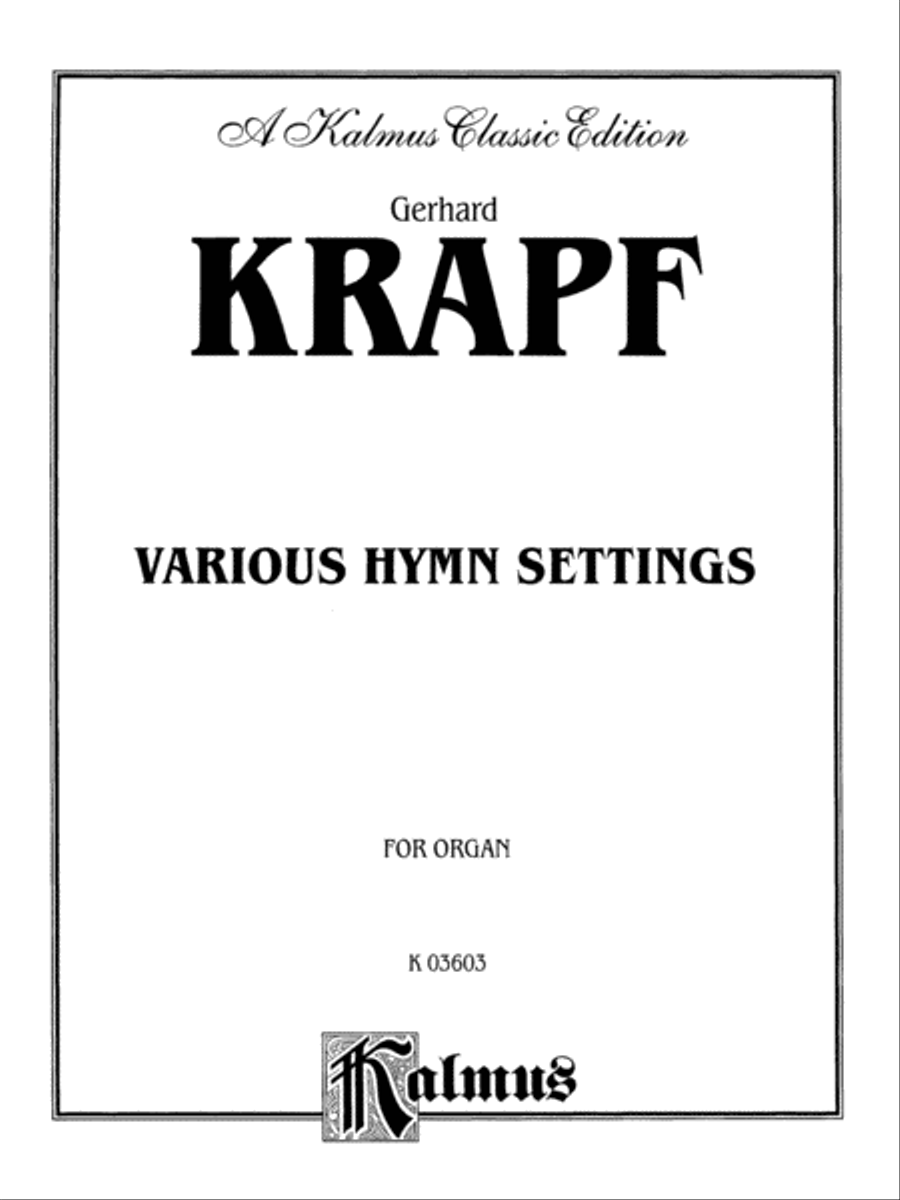 Various Hymn Settings Organ scores gallery preview page 2