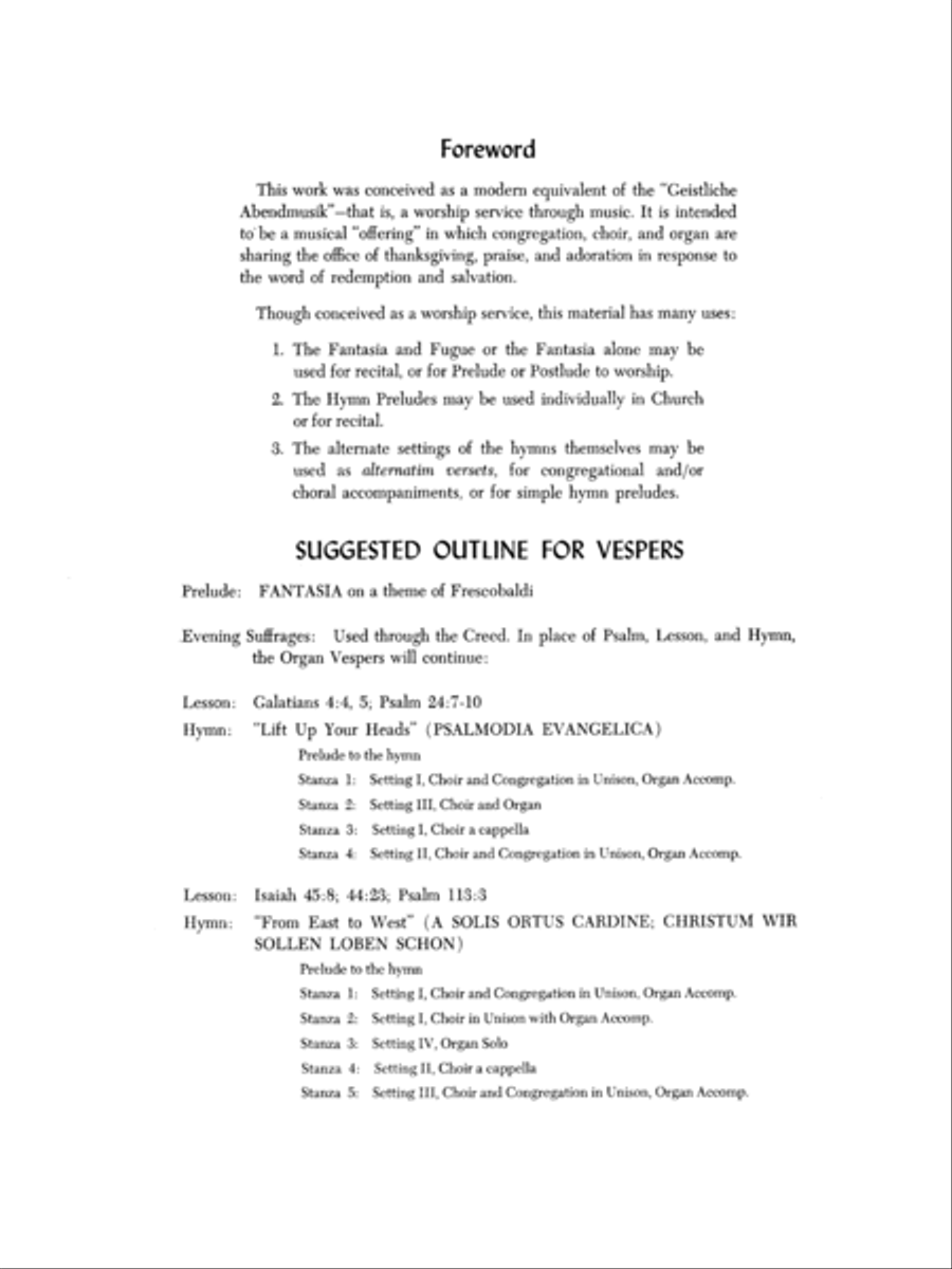 Various Hymn Settings Organ scores gallery preview page 4
