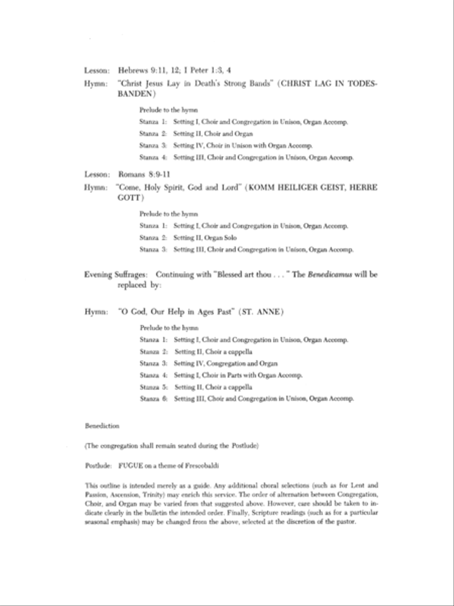 Various Hymn Settings Organ scores gallery preview page 5