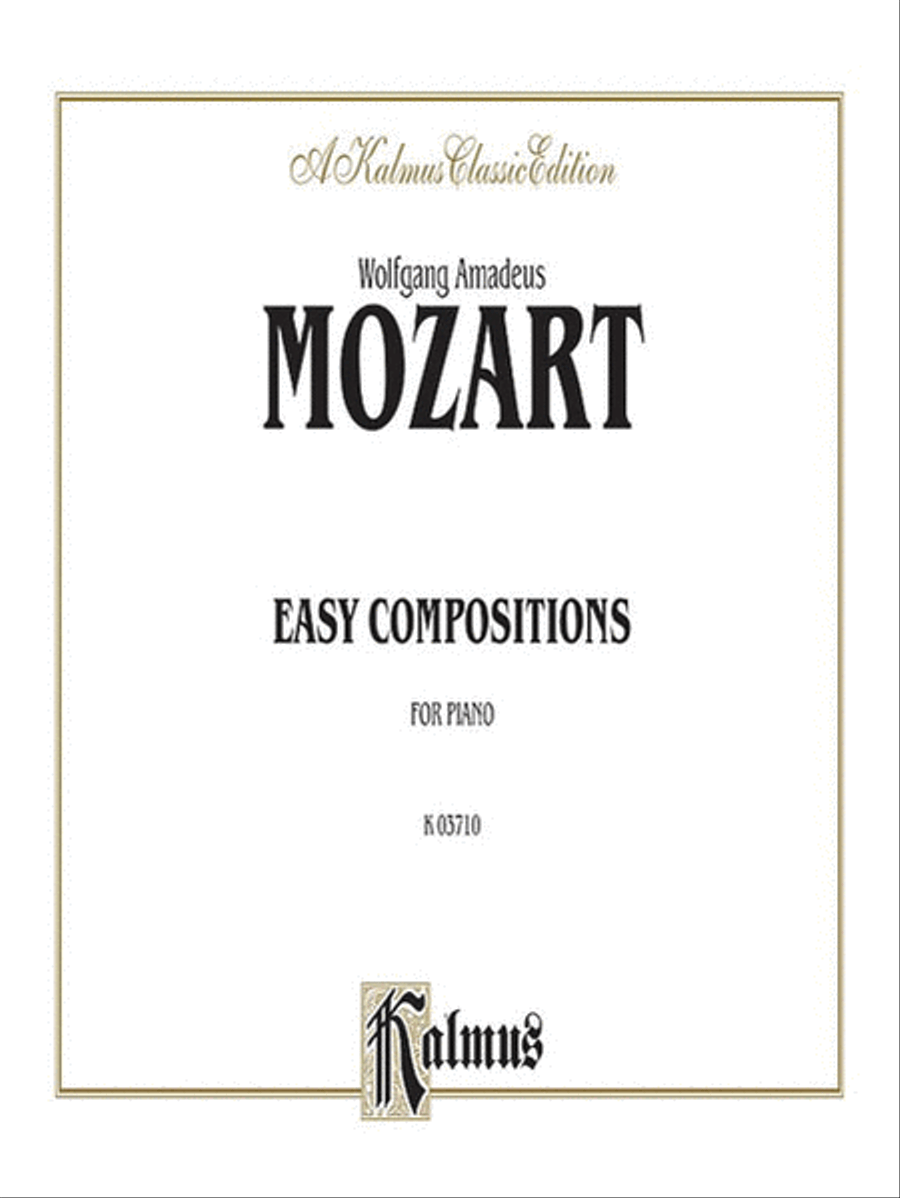 Easy Compositions Piano Solo scores gallery preview page 1
