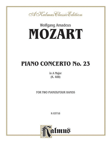 Piano Concerto No. 23 in A, K. 488