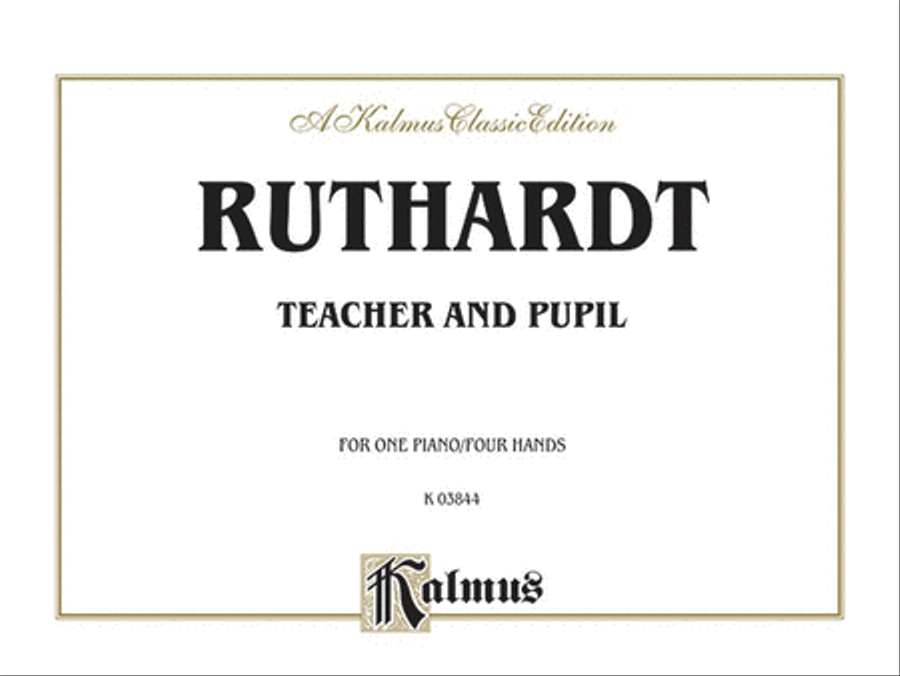 Teacher and Pupil Piano Solo scores gallery preview page 1
