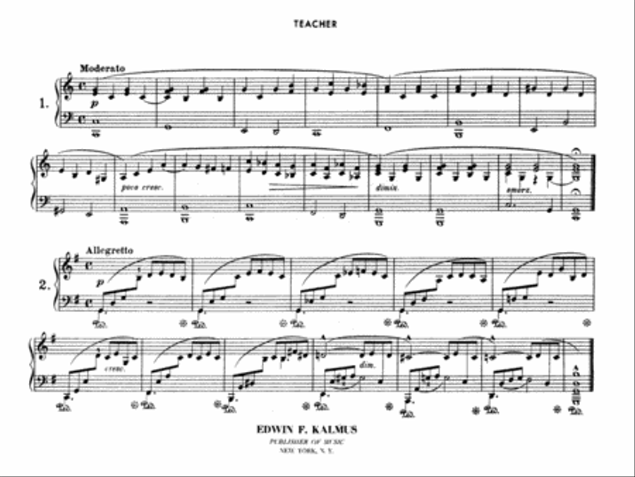 Teacher and Pupil Piano Solo scores gallery preview page 3