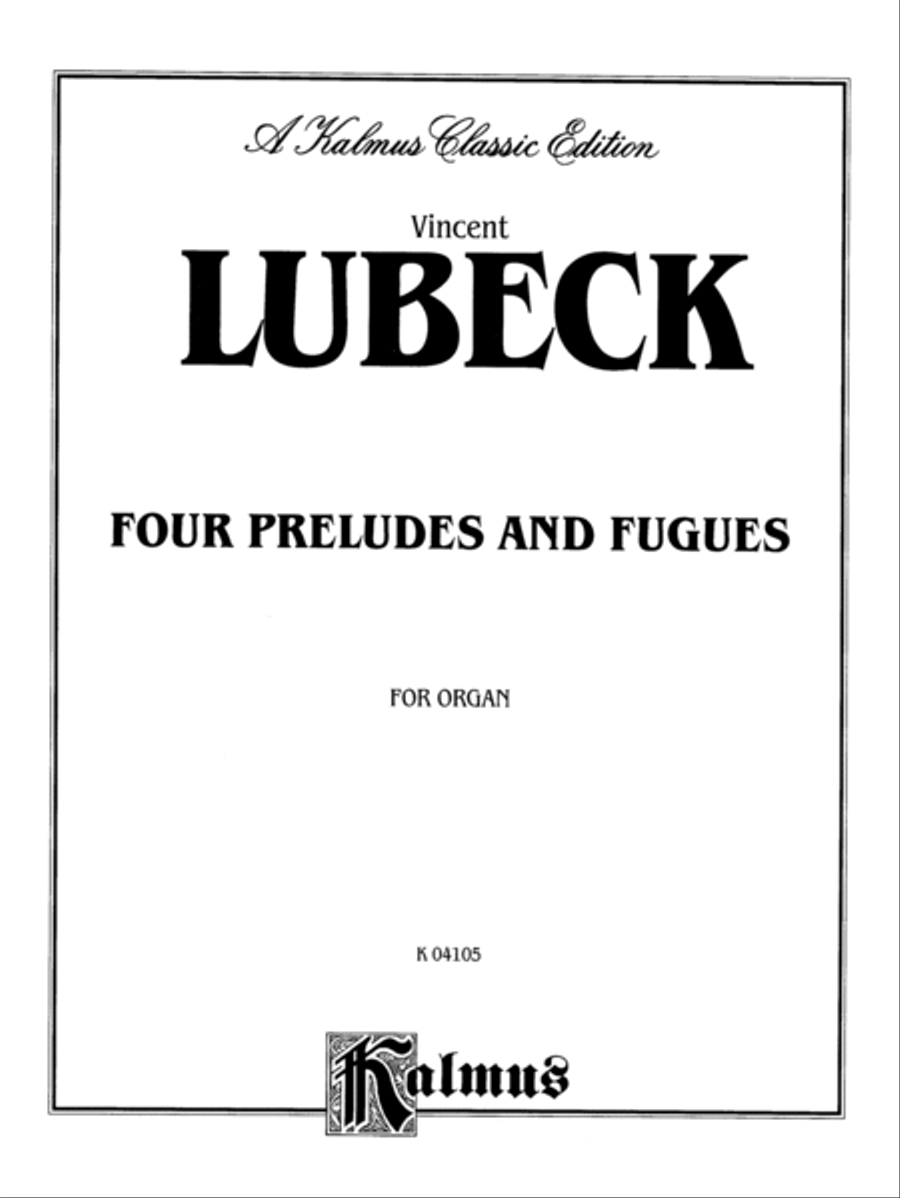 Four Preludes and Fugues Organ scores gallery preview page 2
