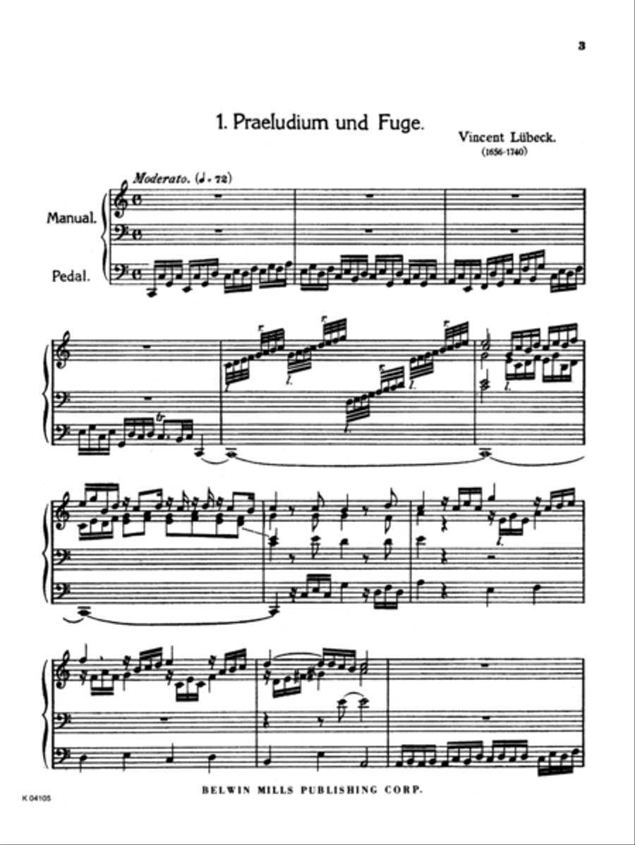 Four Preludes and Fugues Organ scores gallery preview page 4