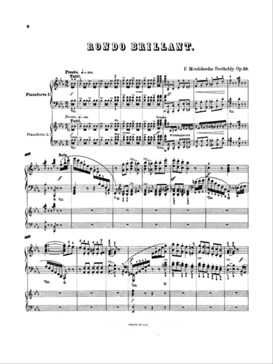 Rondo Brillante Piano Solo scores gallery preview page 3