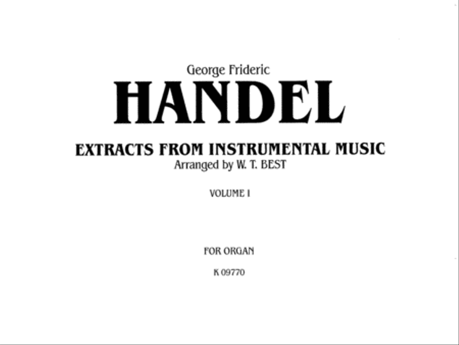 Extracts from Instrumental Music