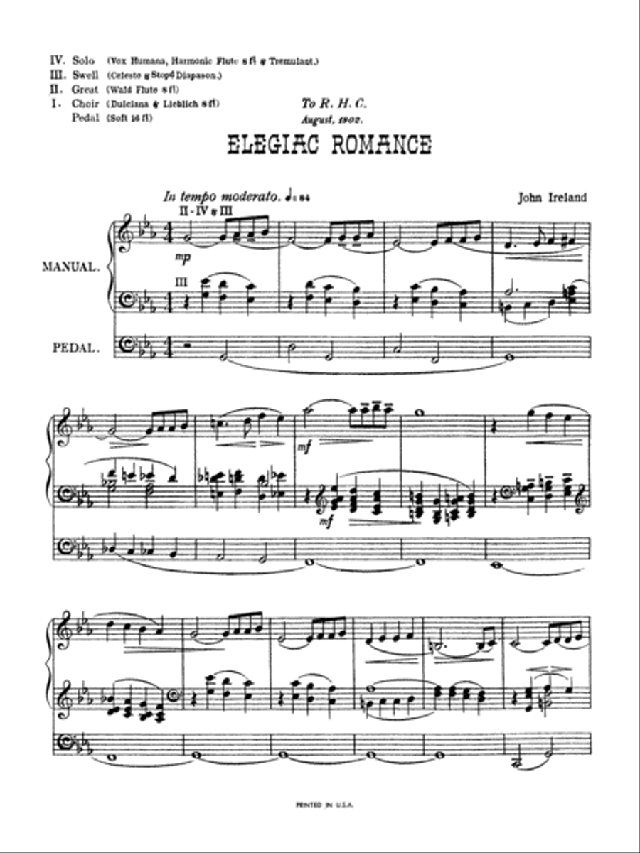 Elegiac Romance Organ scores gallery preview page 3