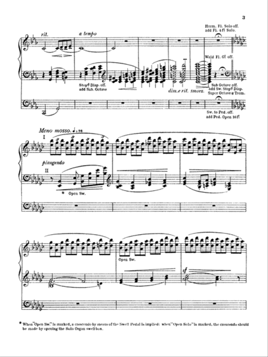 Elegiac Romance Organ scores gallery preview page 4