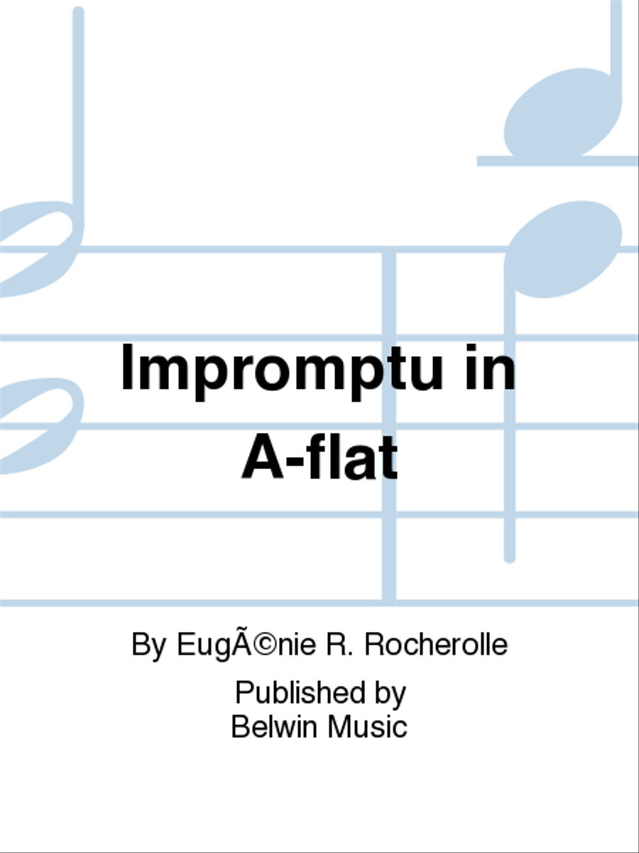Impromptu in A-flat Piano Solo scores gallery preview page 1