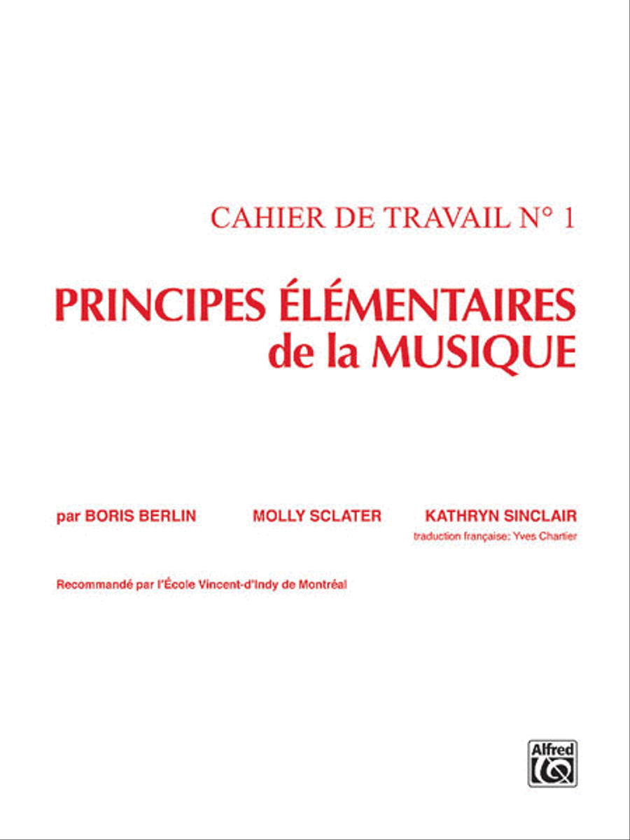 Principes Élémentaires de la Musique (Keyboard Theory Workbooks) Piano Method scores gallery preview page 1