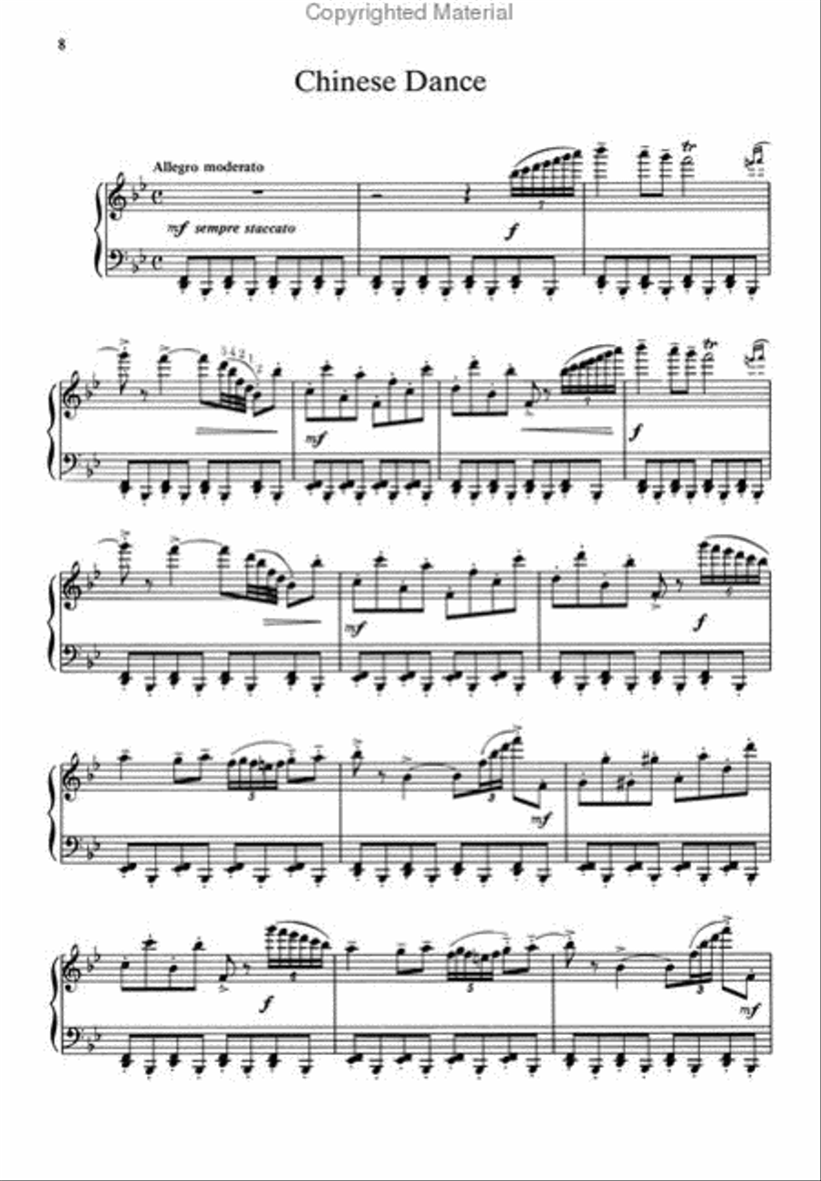 The Great Piano Works of Peter Ilyich Tchaikowsky Piano Solo scores gallery preview page 3