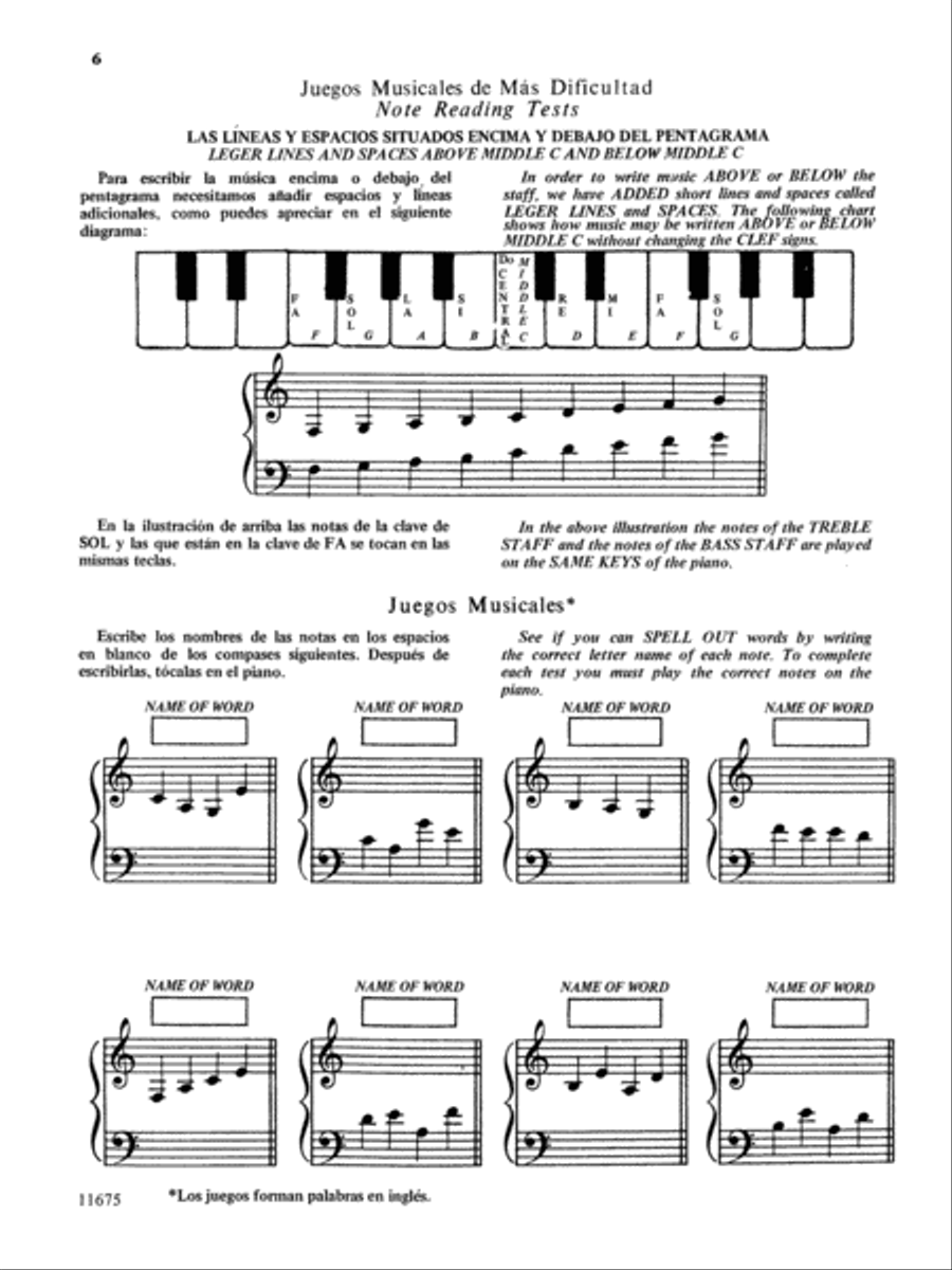 Michael Aaron Piano Course (Curso Para Piano), Book 2 Piano Method scores gallery preview page 8
