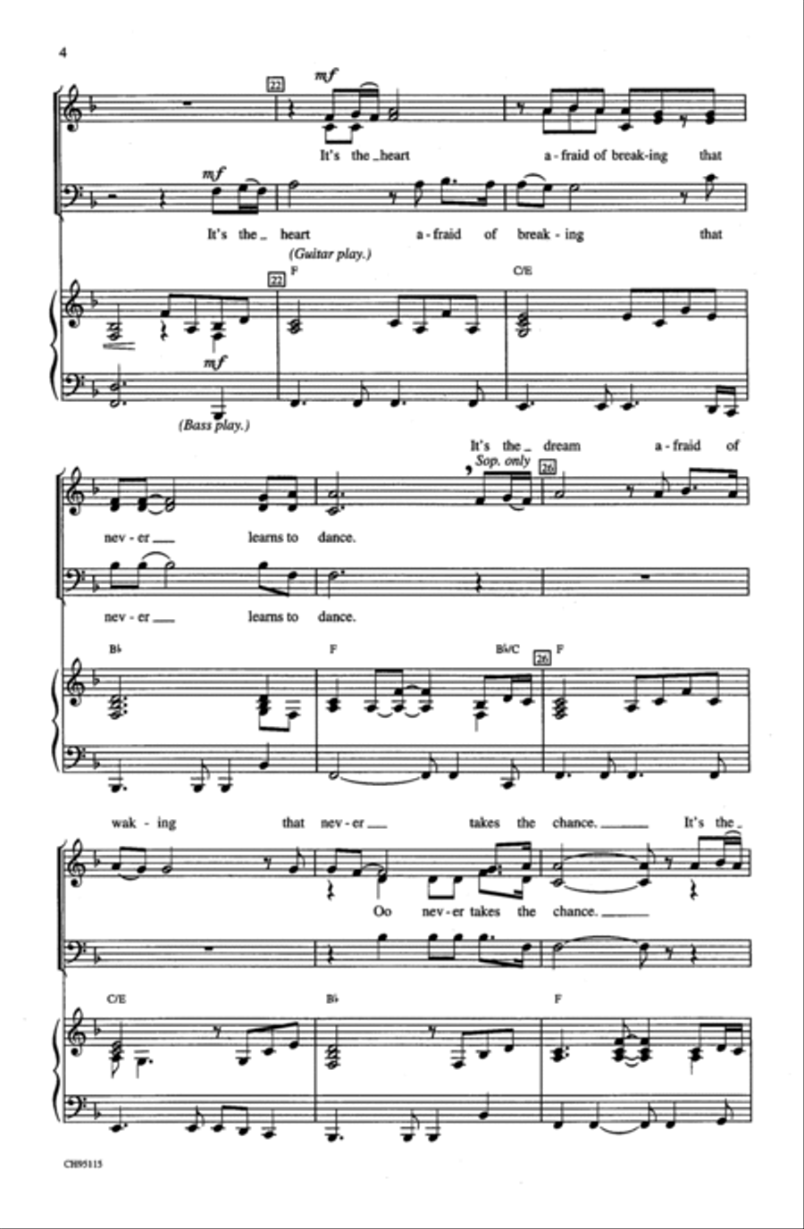 The Rose The Rose 3-Part scores gallery preview page 4