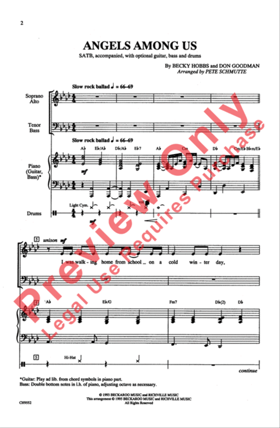 Angels Among Us Angels Among Us 4-Part scores gallery preview page 2