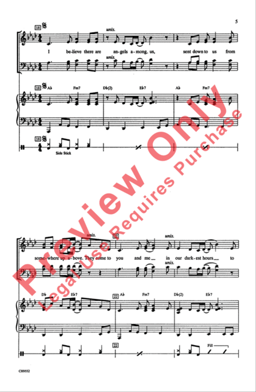 Angels Among Us Angels Among Us 4-Part scores gallery preview page 5