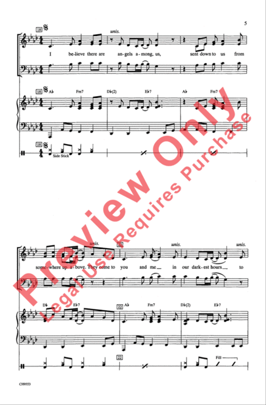 Angels Among Us Angels Among Us 3-Part scores gallery preview page 5
