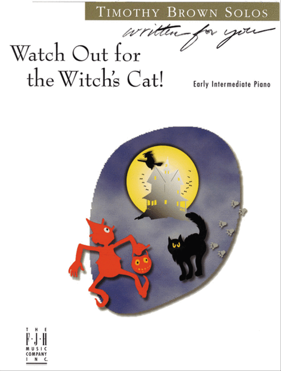 Watch Out for the Witch's Cat! Piano Solo scores gallery preview page 2