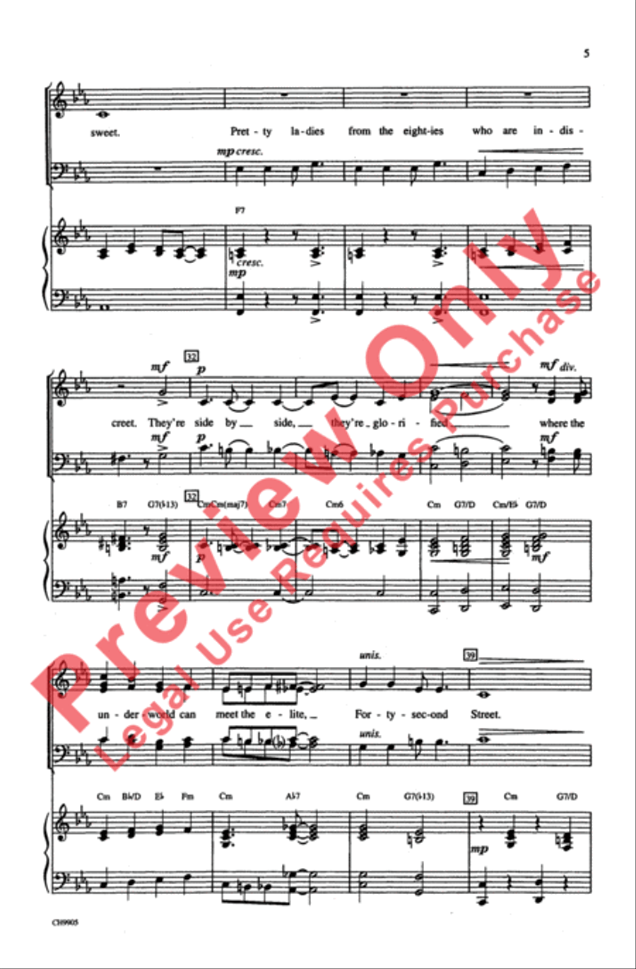 42nd Street 42nd Street 4-Part scores gallery preview page 4