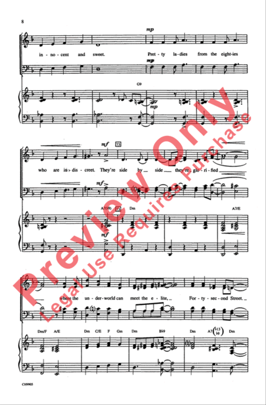 42nd Street 42nd Street 4-Part scores gallery preview page 7