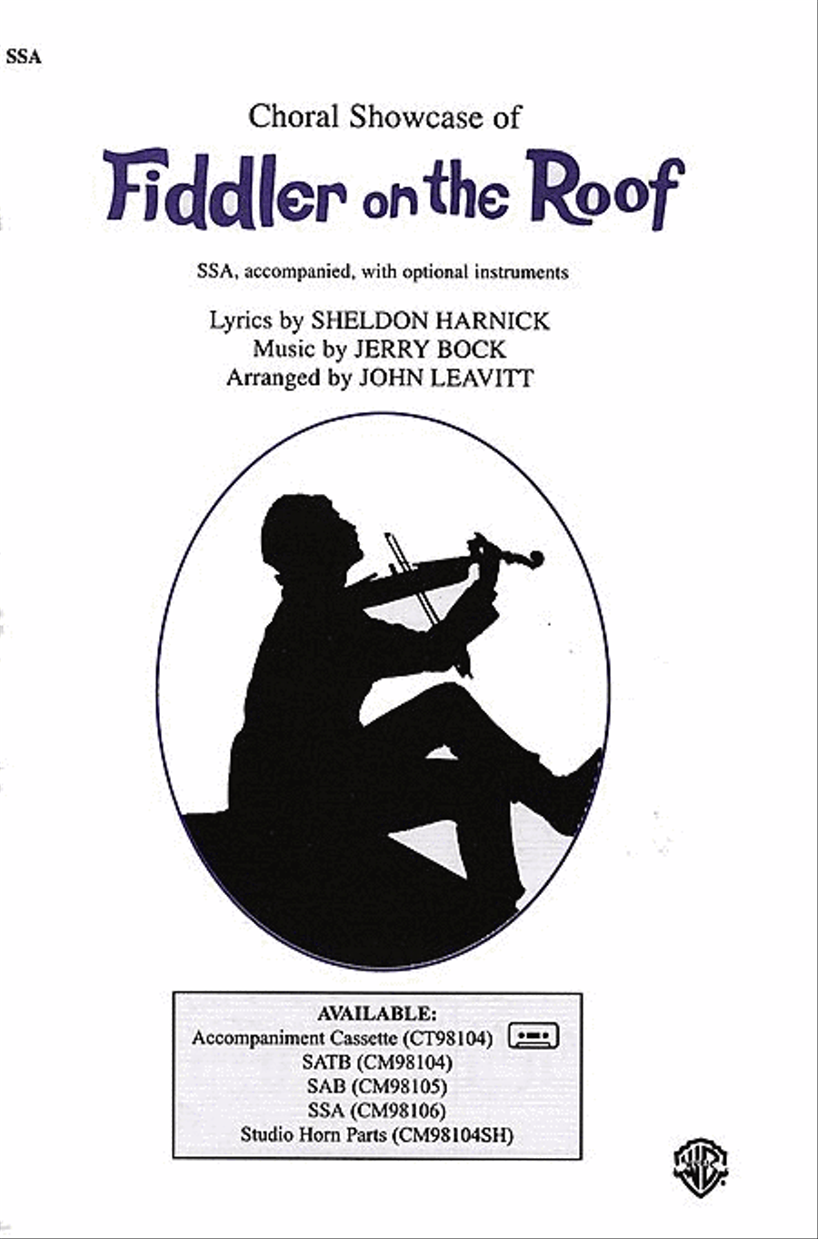 Fiddler on the Roof (Choral Showcase of) Choir scores gallery preview page 1