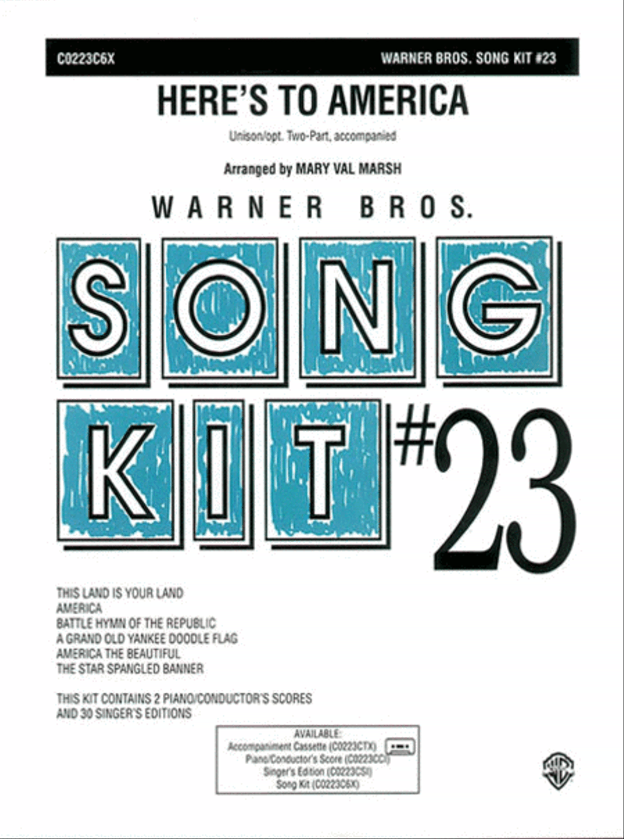 Here's to America: Song Kit #23 Choir scores gallery preview page 1