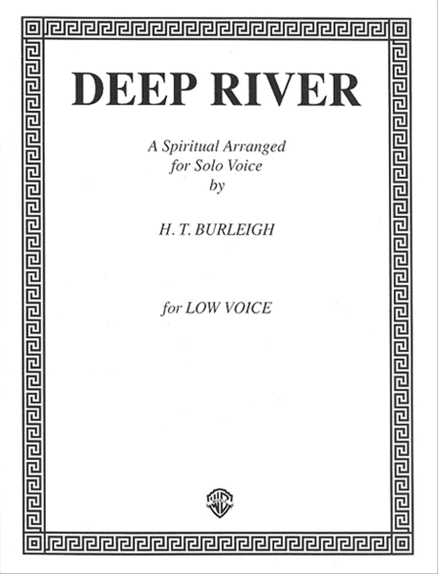 Deep River by Harry T. Burleigh Medium-Low Voice - Sheet Music