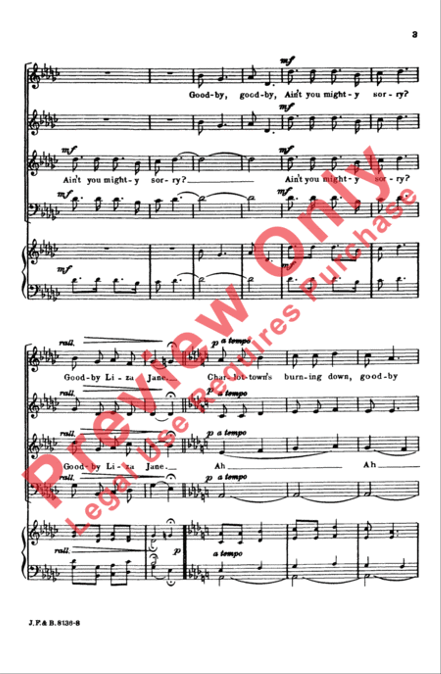 Charlottown Charlottown Choir scores gallery preview page 4