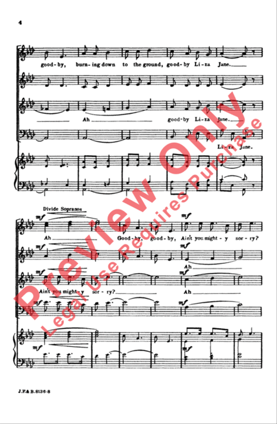 Charlottown Charlottown Choir scores gallery preview page 5