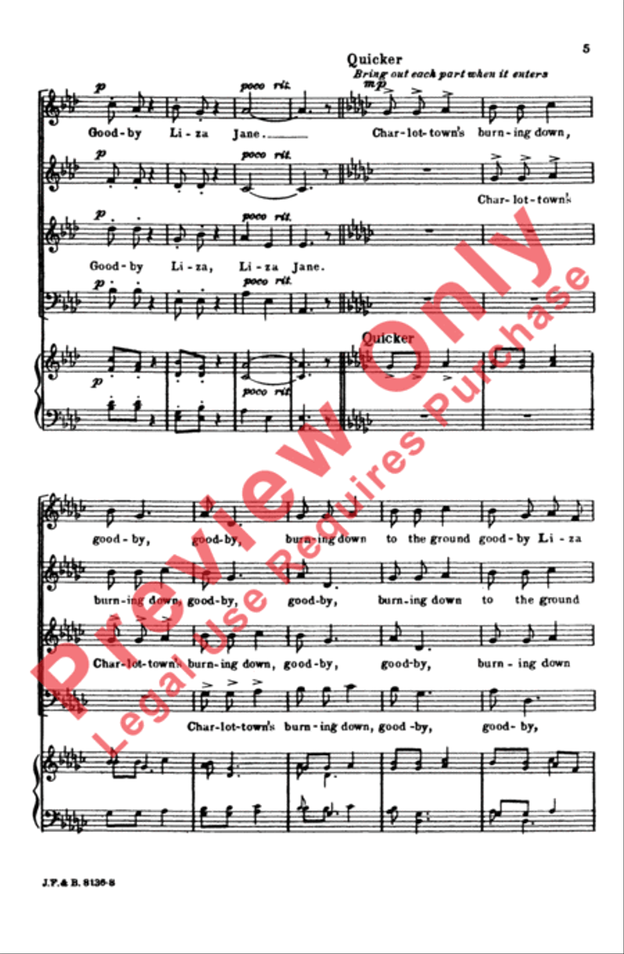 Charlottown Charlottown Choir scores gallery preview page 6