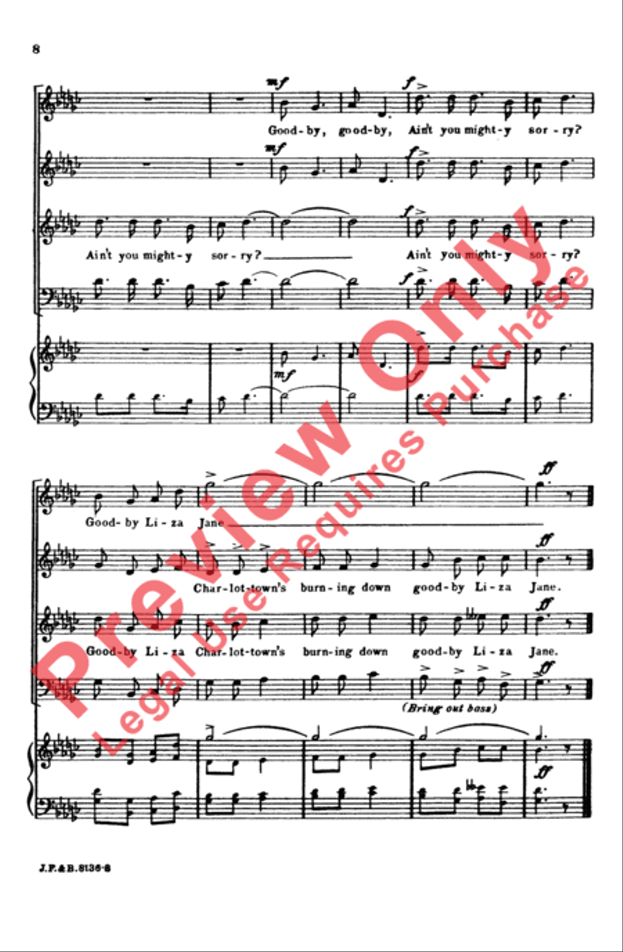 Charlottown Charlottown Choir scores gallery preview page 9