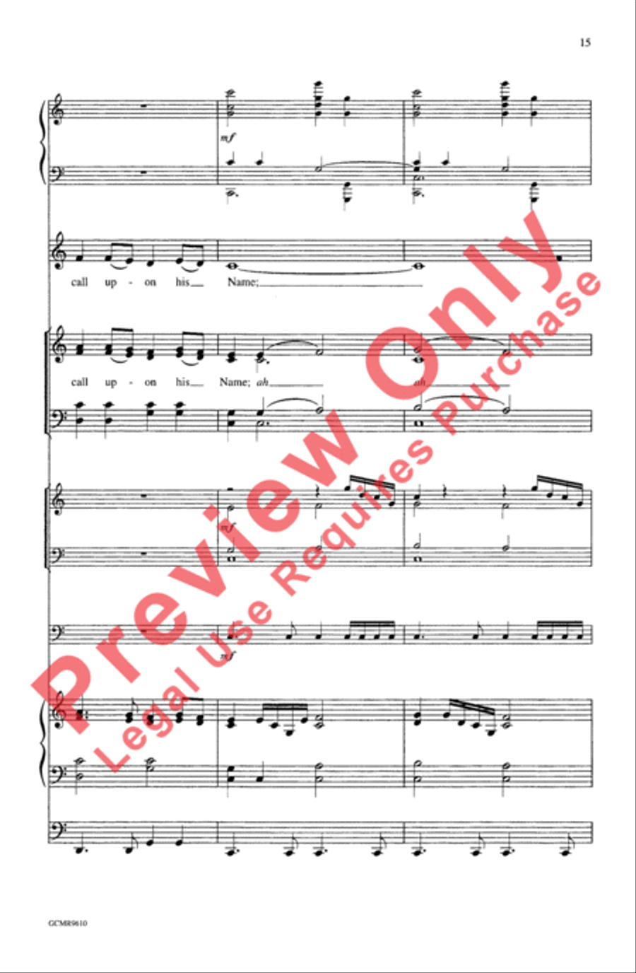 The First Song of Isaiah (Festival Edition) 4-Part scores gallery preview page 15