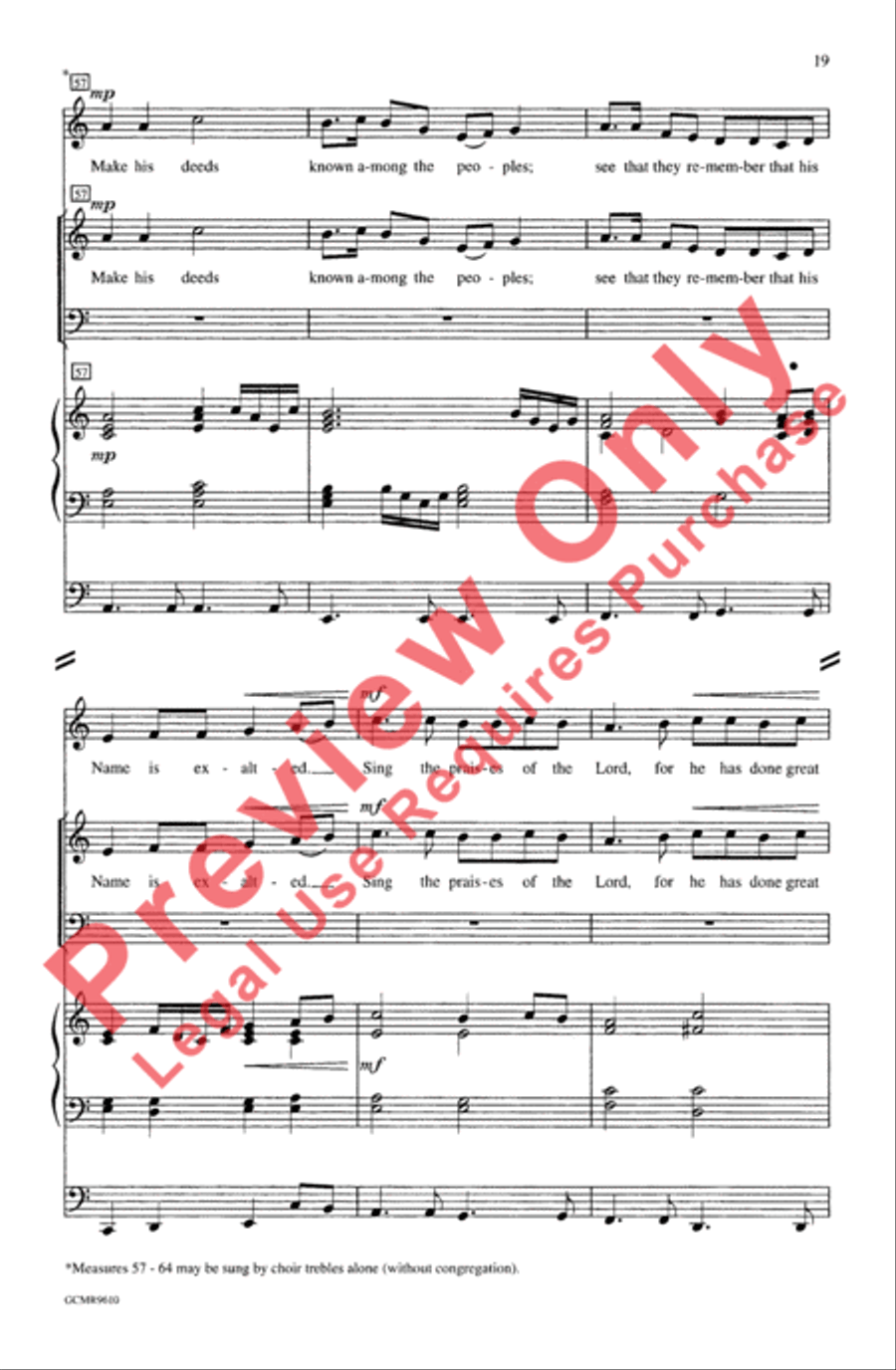 The First Song of Isaiah (Festival Edition) 4-Part scores gallery preview page 19