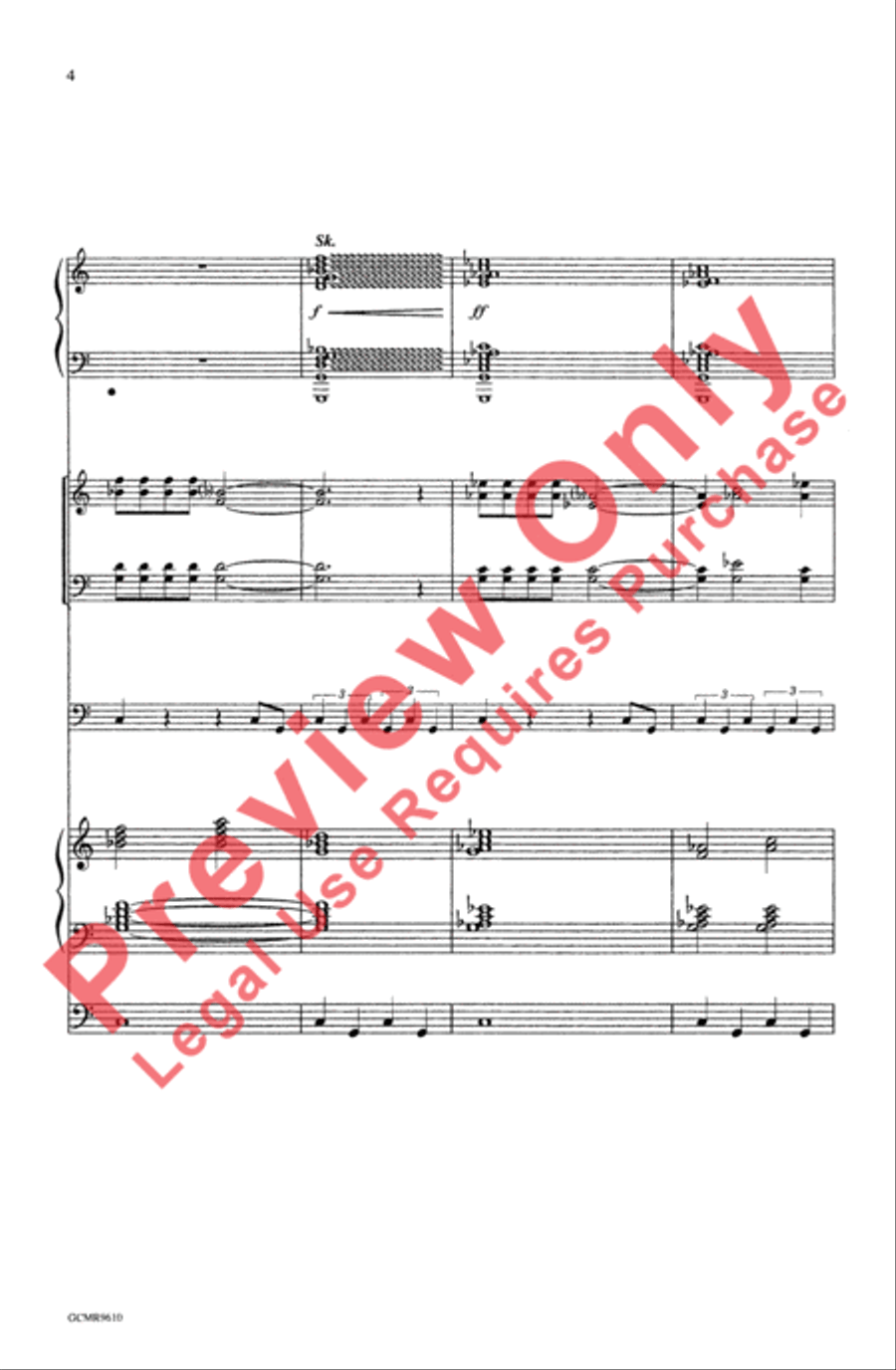 The First Song of Isaiah (Festival Edition) 4-Part scores gallery preview page 4