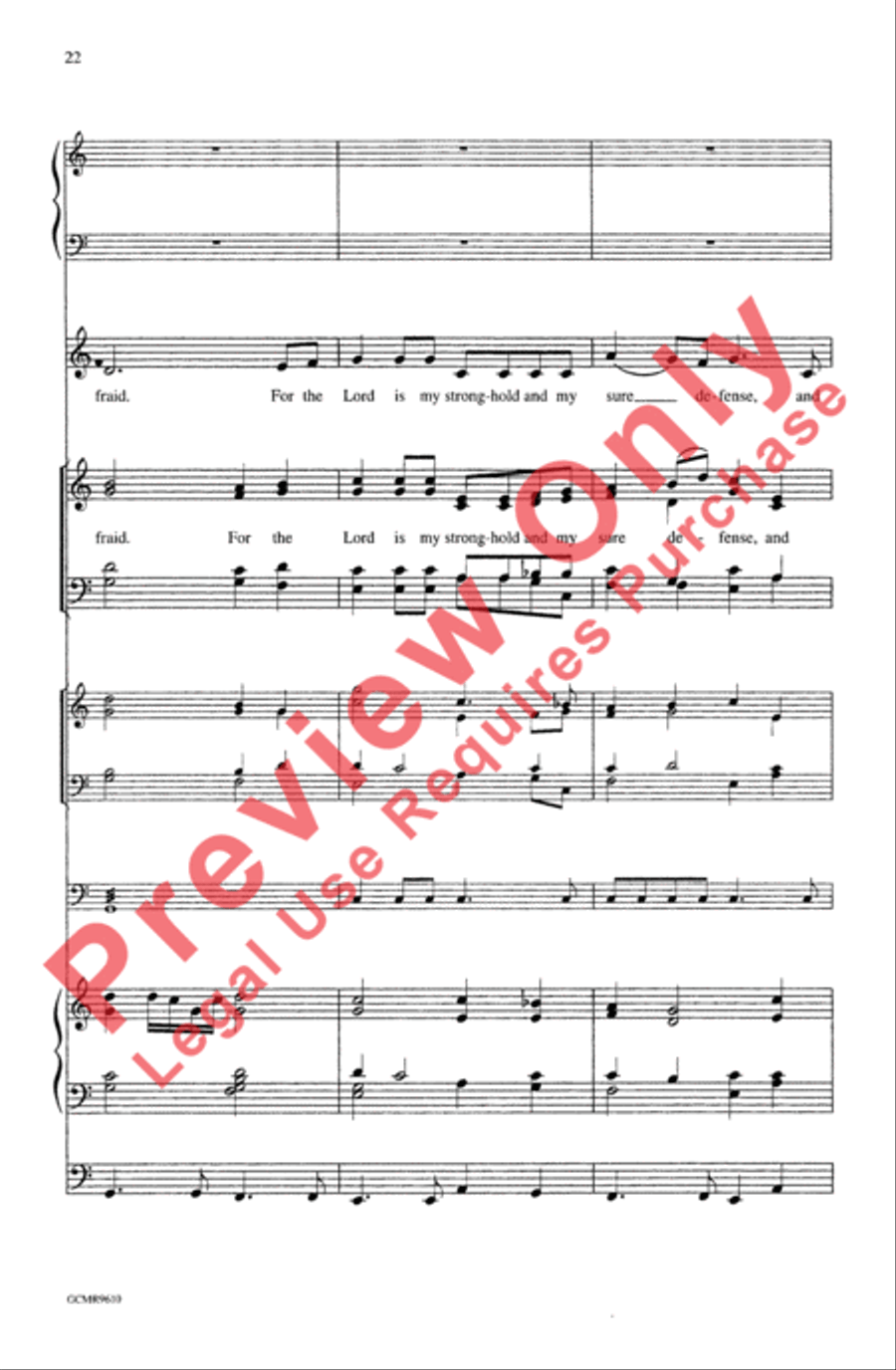 The First Song of Isaiah (Festival Edition) 4-Part scores gallery preview page 22