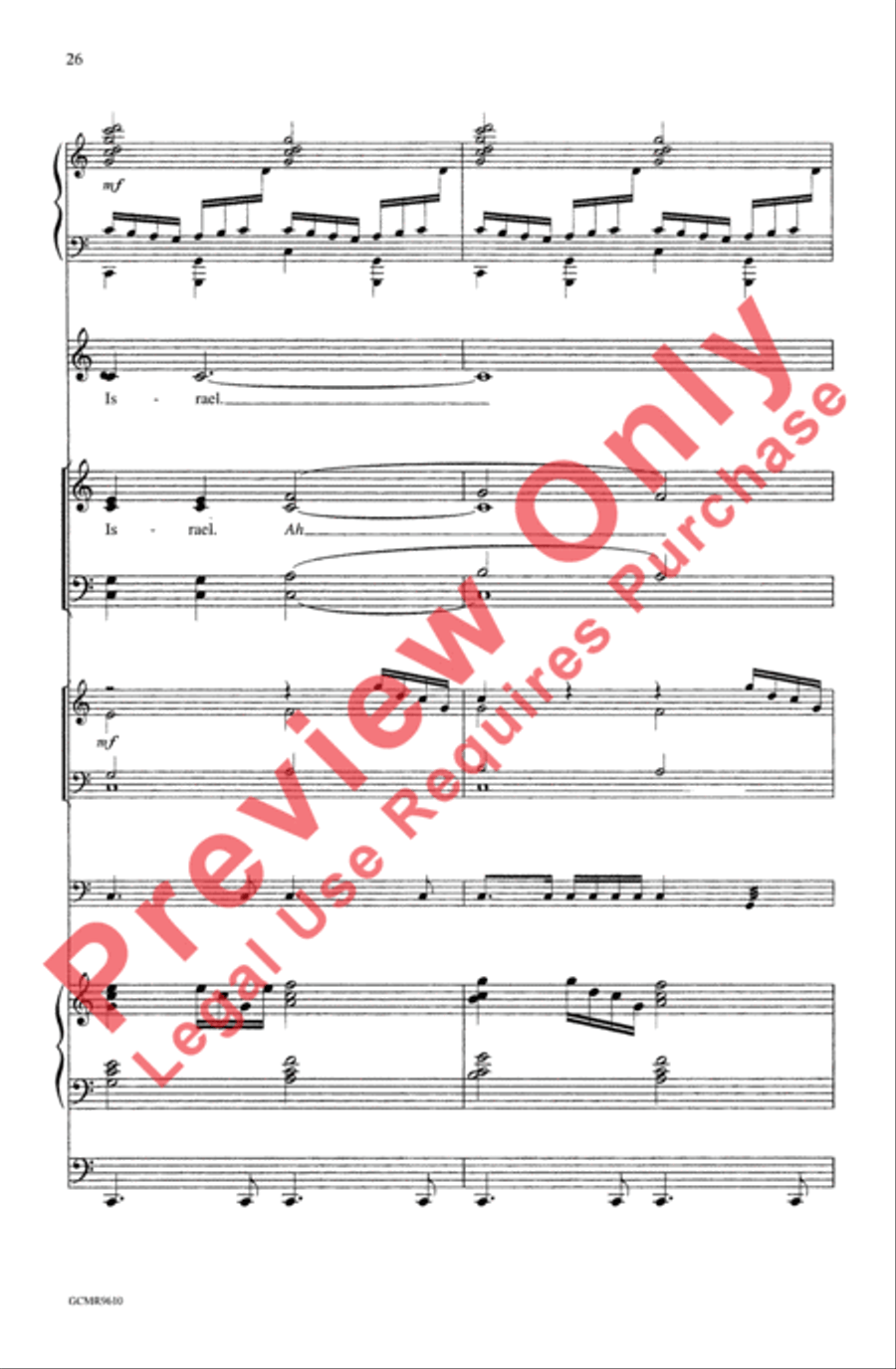 The First Song of Isaiah (Festival Edition) 4-Part scores gallery preview page 26
