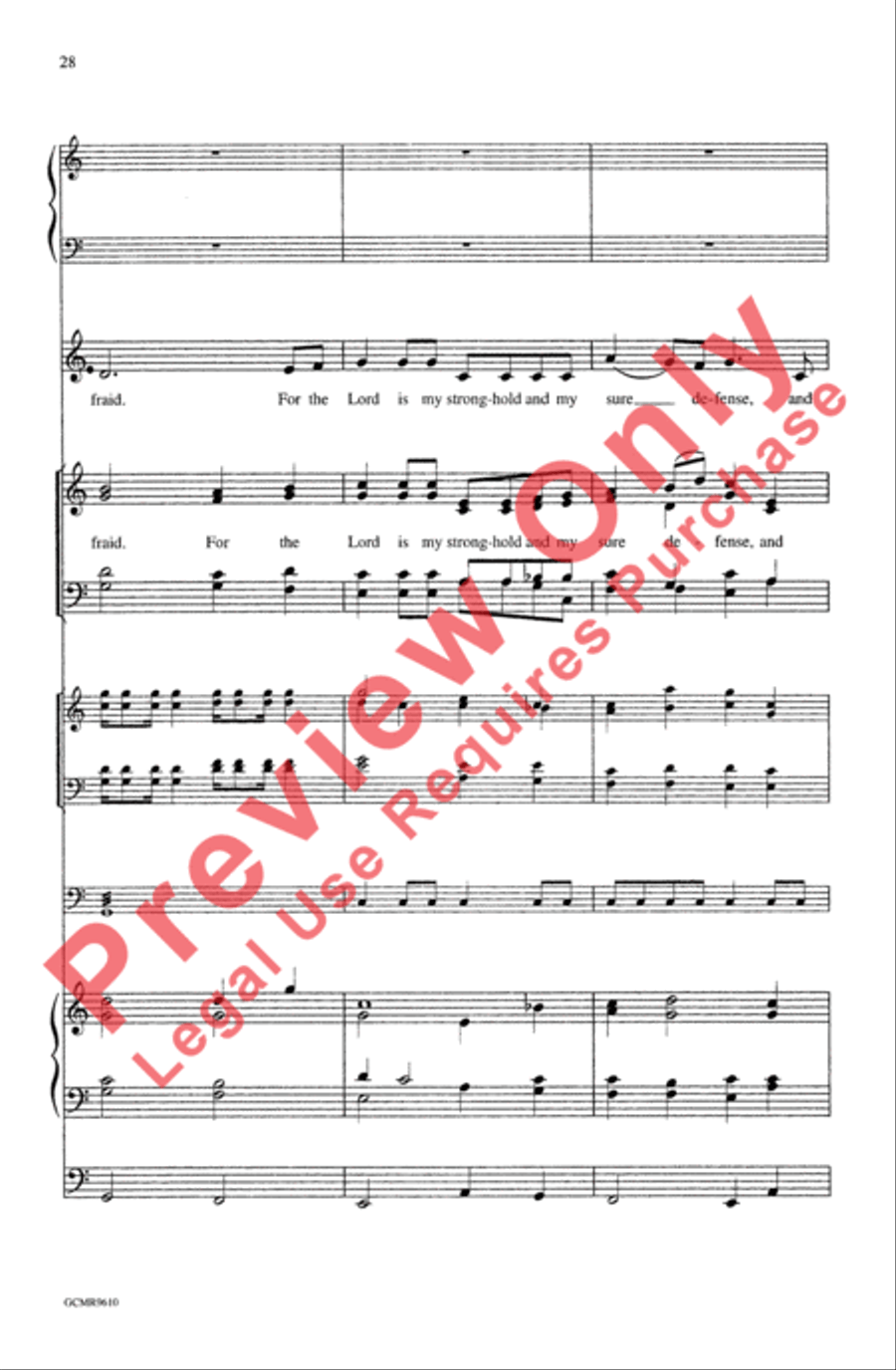 The First Song of Isaiah (Festival Edition) 4-Part scores gallery preview page 28