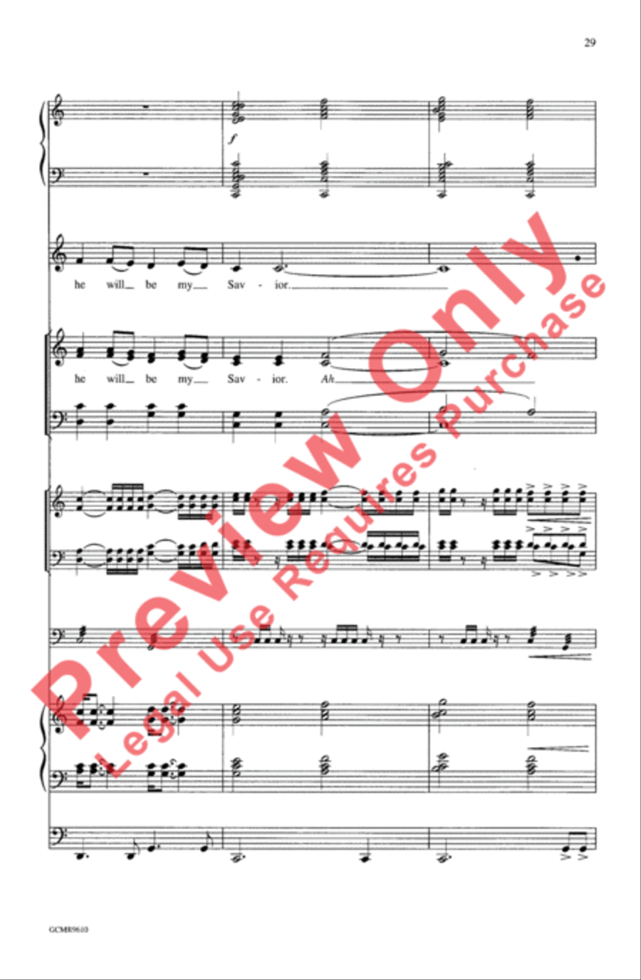 The First Song of Isaiah (Festival Edition) 4-Part scores gallery preview page 29
