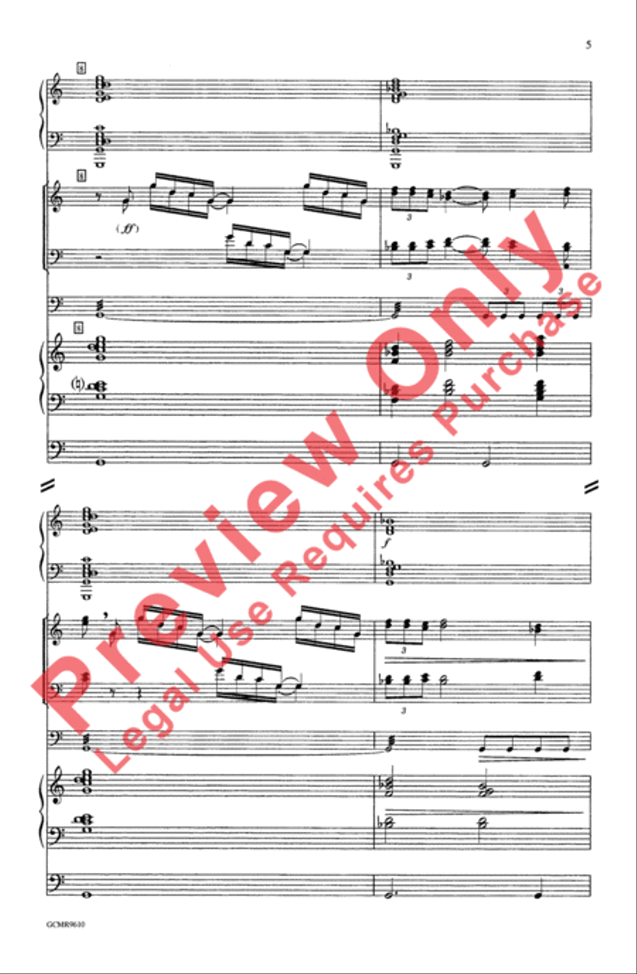 The First Song of Isaiah (Festival Edition) 4-Part scores gallery preview page 5