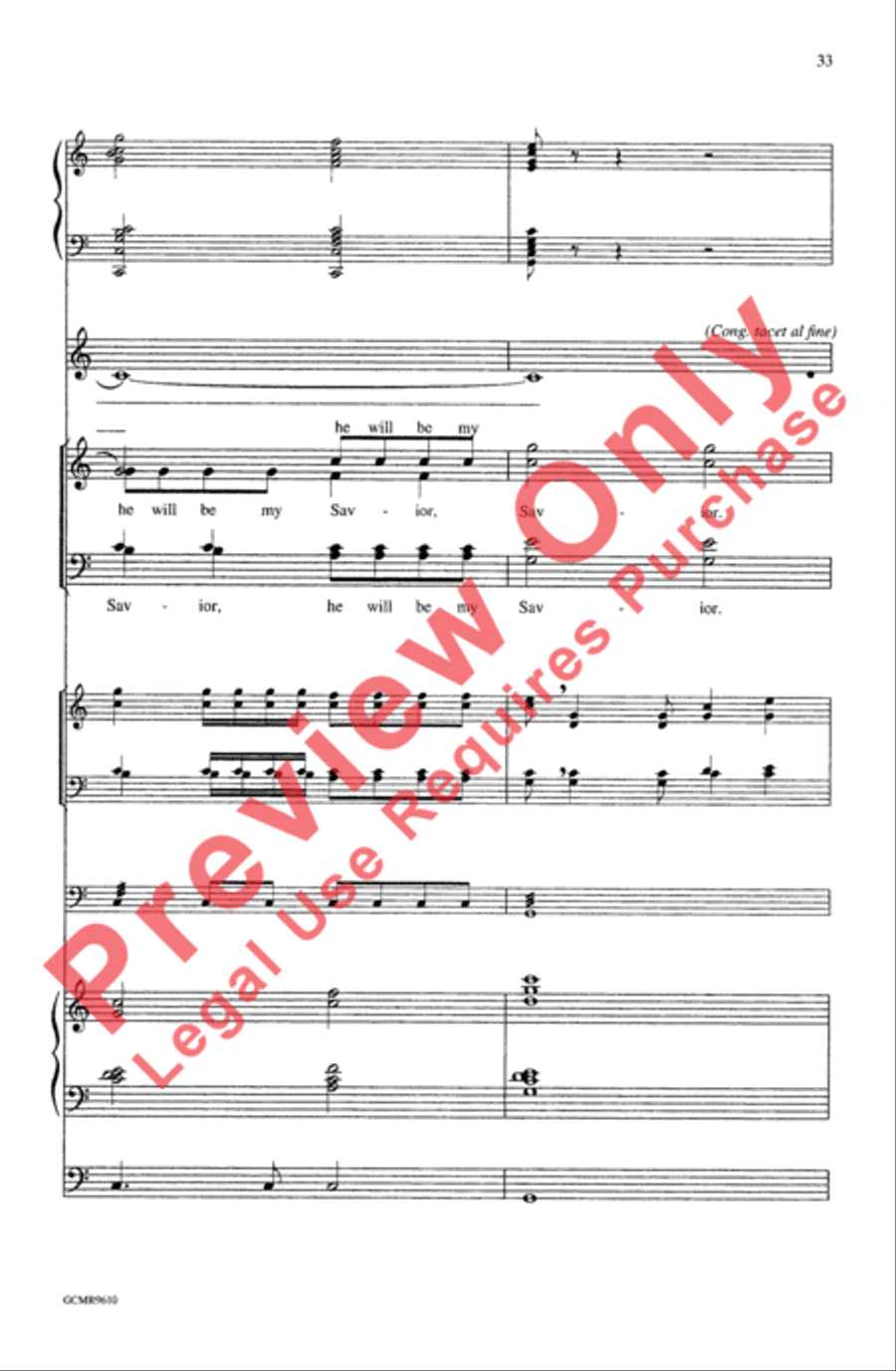 The First Song of Isaiah (Festival Edition) 4-Part scores gallery preview page 33