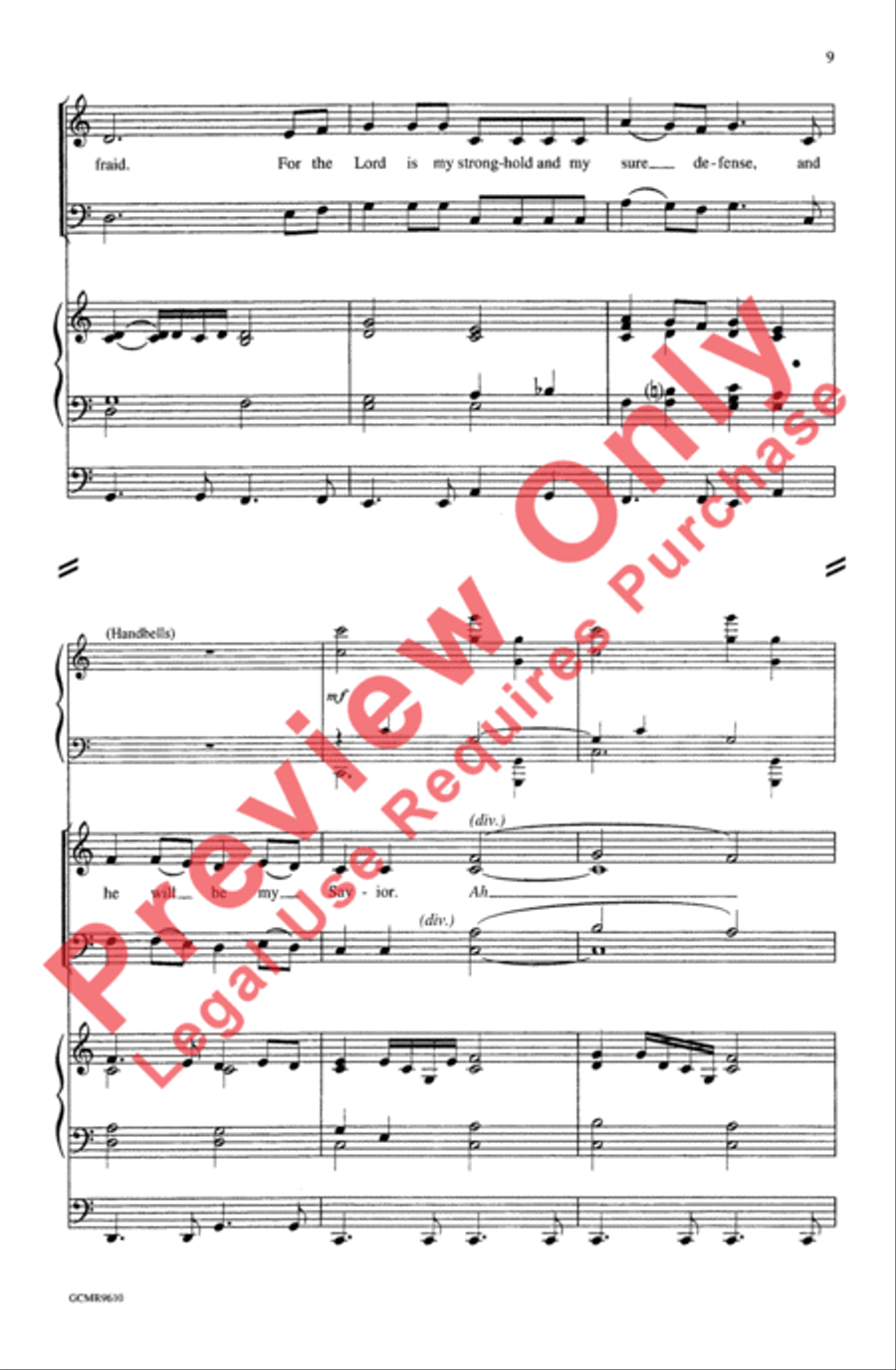 The First Song of Isaiah (Festival Edition) 4-Part scores gallery preview page 9