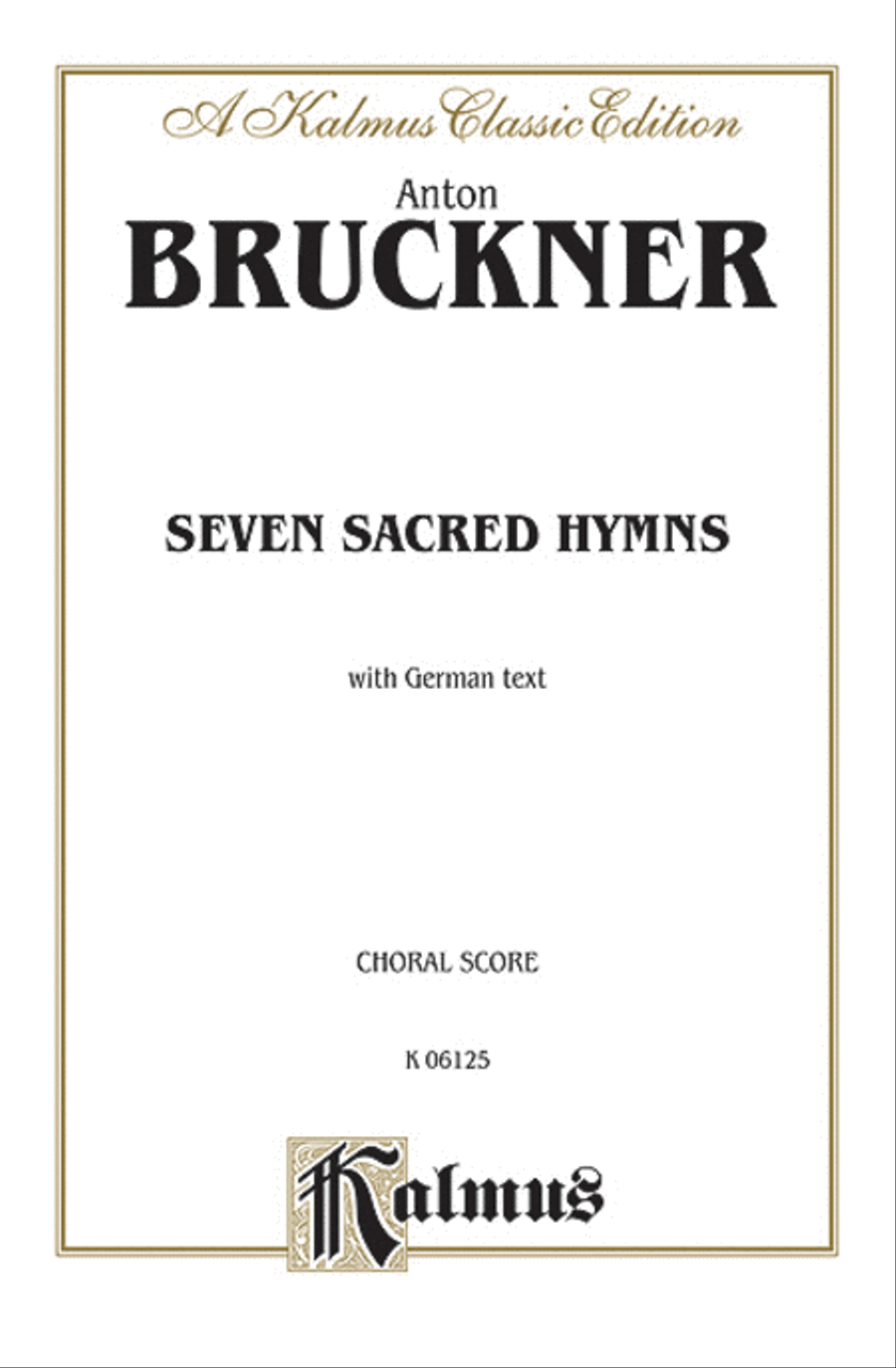 Seven Sacred Hymns Choir scores gallery preview page 1